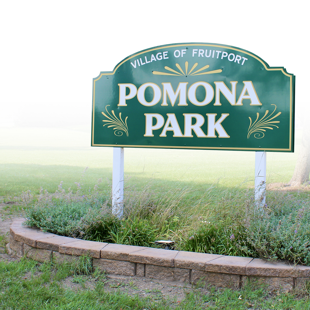 Pomona Sign- Isolated